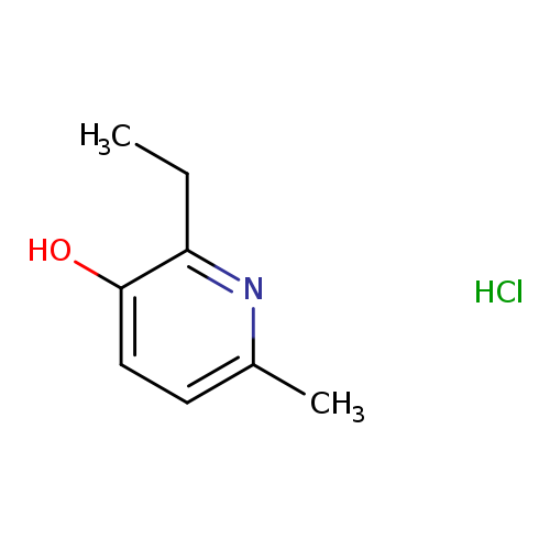 3-Pyridinol, 2-ethyl-6-methyl-, hydrochloride (1:1)