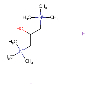 1,3-Propanediaminium, 2-hydroxy-N1,N1,N1,N3,N3,N3-hexamethyl-, iodide (1:2)