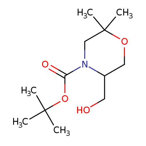tert-Butyl 5-(hydroxymethyl)-2,2-dimethylmorpholine-4-carboxylate