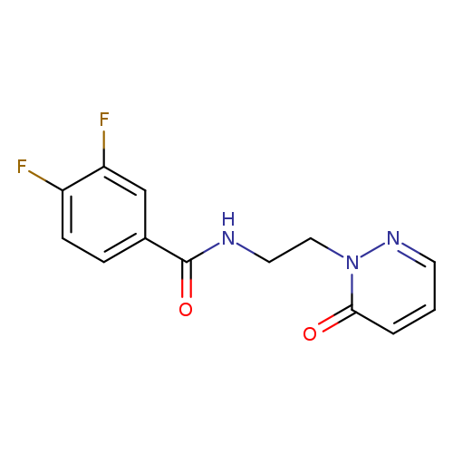 3,4-difluoro-N-[2-(6-oxo-1,6-dihydropyridazin-1-yl)ethyl]benzamide