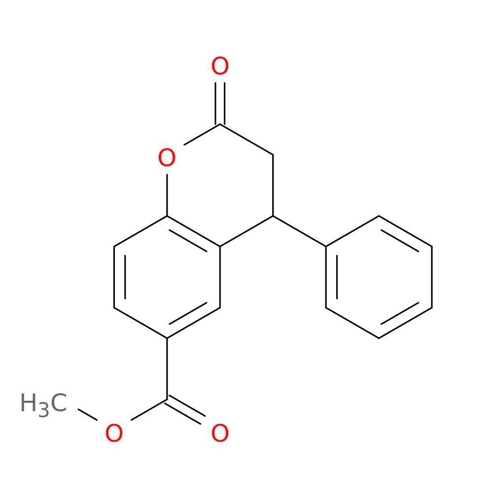 rac 6-Methoxycarbonyl-4-phenyl-3,4-dihydrocoumarin