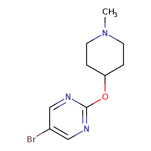 5-BROMO-2-[(1-METHYLPIPERIDIN-4-YL)OXY]PYRIMIDINE
