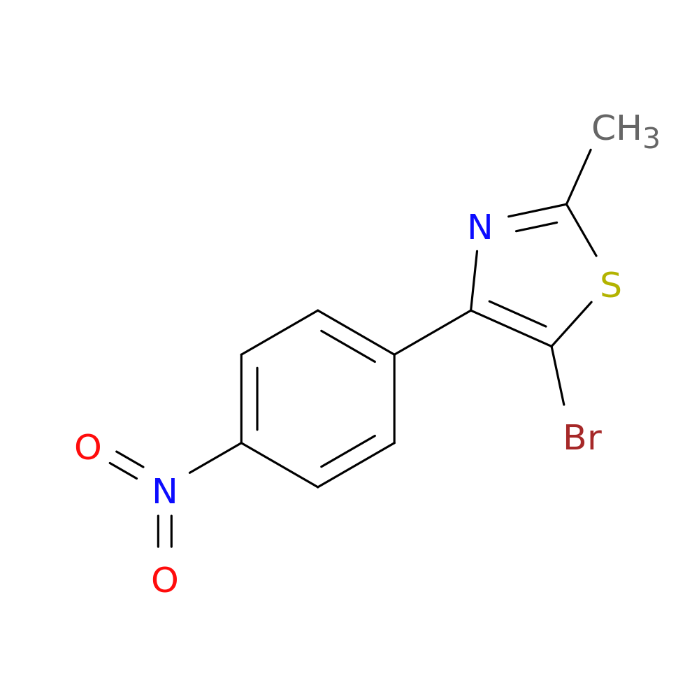 5-Bromo-2-methyl-4-(4-nitrophenyl)-1,3-thiazole