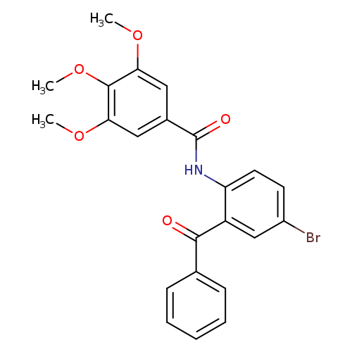 N-(2-benzoyl-4-bromophenyl)-3,4,5-trimethoxybenzamide