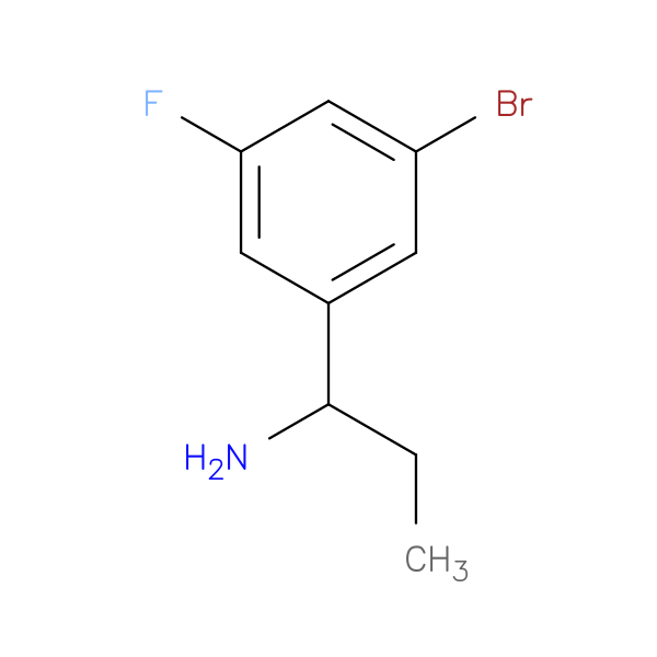 1-(3-BROMO-5-FLUOROPHENYL)PROPAN-1-AMINE