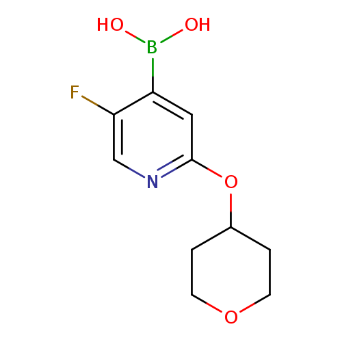 [5-Fluoro-2-(oxan-4-yloxy)pyridin-4-yl]boronic acid