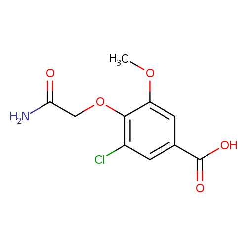 4-(2-Amino-2-oxoethoxy)-3-chloro-5-methoxybenzoic acid