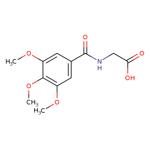 (3,4,5-TRIMETHOXYBENZOYL)AMINO]ACETIC ACID