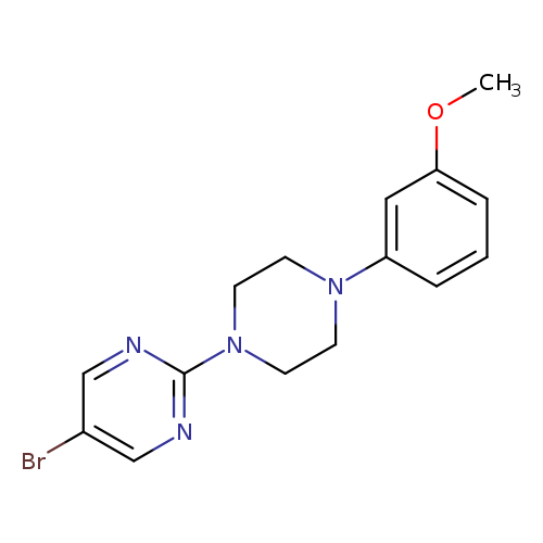5-bromo-2-[4-(3-methoxyphenyl)piperazin-1-yl]pyrimidine