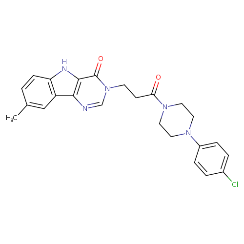 3-{3-[4-(4-chlorophenyl)piperazin-1-yl]-3-oxopropyl}-8-methyl-3H,4H,5H-pyrimido[5,4-b]indol-4-one