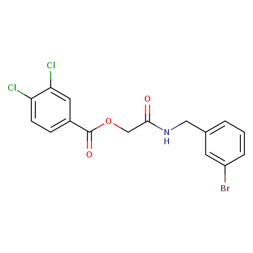{[(3-bromophenyl)methyl]carbamoyl}methyl 3,4-dichlorobenzoate