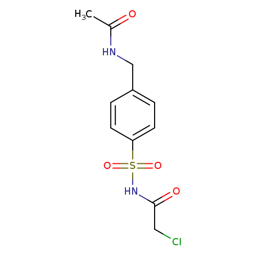 2-chloro-N-[4-(acetamidomethyl)benzenesulfonyl]acetamide