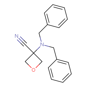 3-Oxetanecarbonitrile, 3-[bis(phenylmethyl)amino]-
