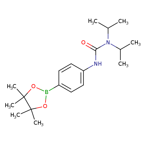3,3-bis(propan-2-yl)-1-[4-(4,4,5,5-tetramethyl-1,3,2-dioxaborolan-2-yl)phenyl]urea