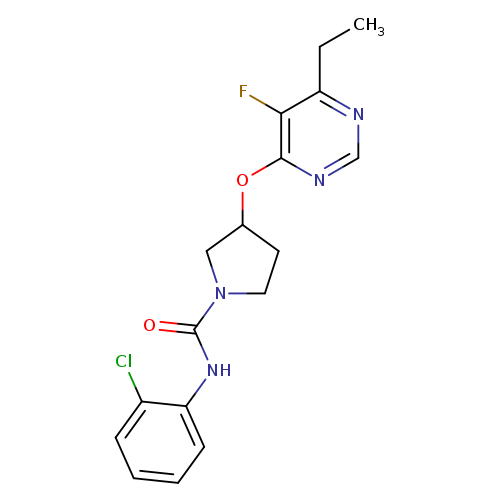 N-(2-chlorophenyl)-3-[(6-ethyl-5-fluoropyrimidin-4-yl)oxy]pyrrolidine-1-carboxamide