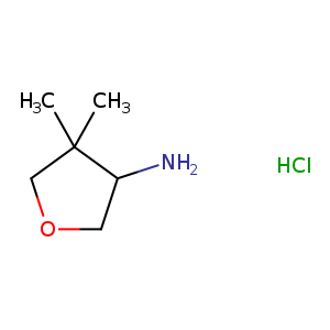 4,4-dimethyloxolan-3-amine hydrochloride