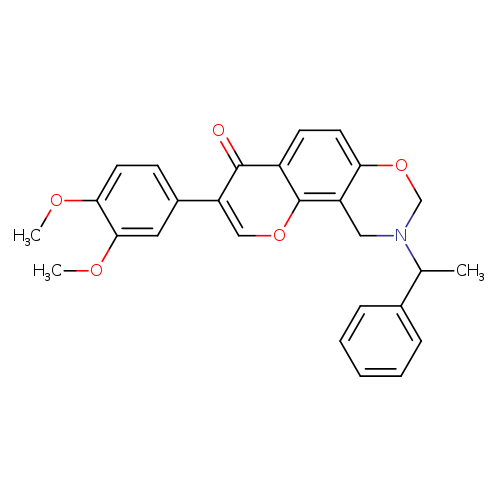 3-(3,4-dimethoxyphenyl)-9-(1-phenylethyl)-4H,8H,9H,10H-chromeno[8,7-e][1,3]oxazin-4-one