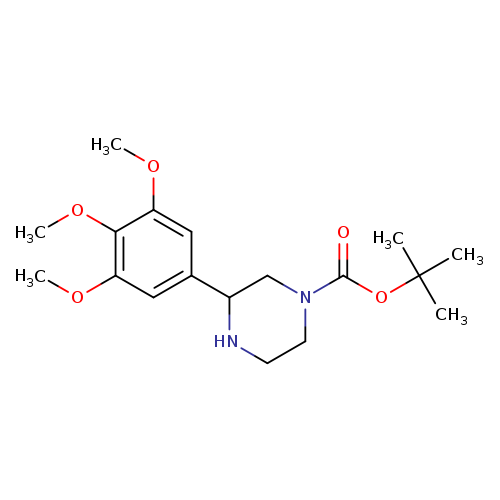 1-Piperazinecarboxylicacid, 3-(3,4,5-trimethoxyphenyl)-, 1,1-dimethylethyl ester