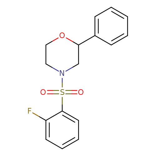 4-(2-fluorobenzenesulfonyl)-2-phenylmorpholine