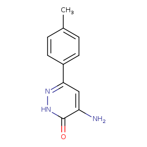4-Amino-6-(4-methylphenyl)pyridazin-3(2(h))-one