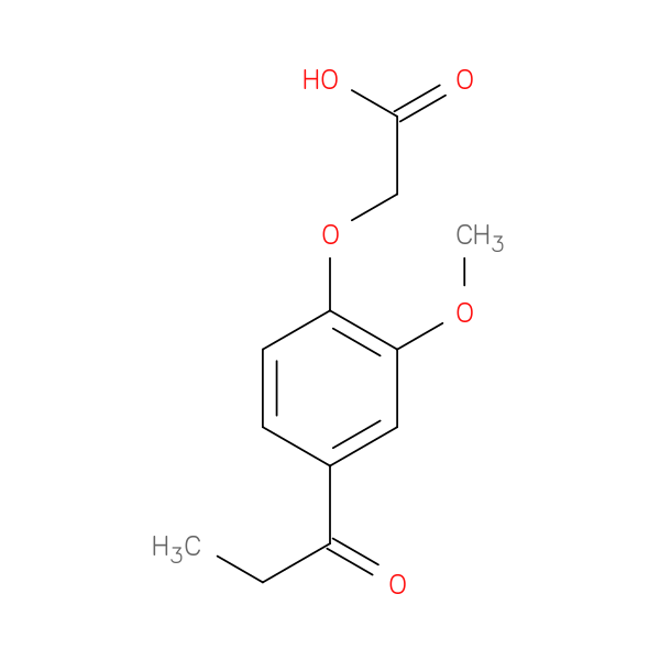 (2-methoxy-4-propionylphenoxy)acetic acid