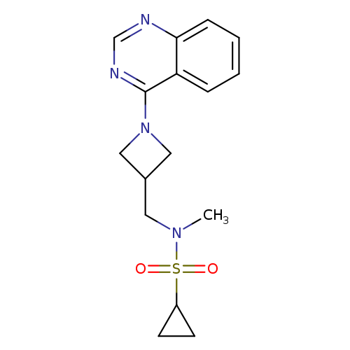 N-methyl-N-{[1-(quinazolin-4-yl)azetidin-3-yl]methyl}cyclopropanesulfonamide