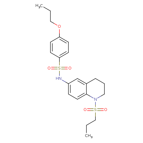 N-[1-(propane-1-sulfonyl)-1,2,3,4-tetrahydroquinolin-6-yl]-4-propoxybenzene-1-sulfonamide