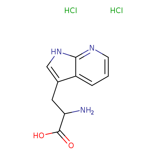 2-amino-3-{1H-pyrrolo[2,3-b]pyridin-3-yl}propanoic acid dihydrochloride