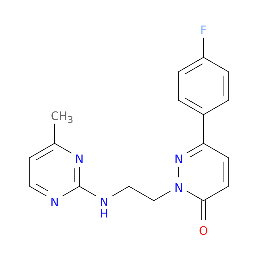6-(4-fluorophenyl)-2-{2-[(4-methylpyrimidin-2-yl)amino]ethyl}-2,3-dihydropyridazin-3-one