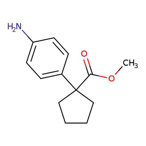 methyl 1-(4-aminophenyl)cyclopentane-1-carboxylate