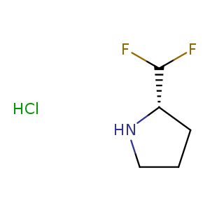 Pyrrolidine, 2-(difluoromethyl)-, hydrochloride (1:1), (2S)-