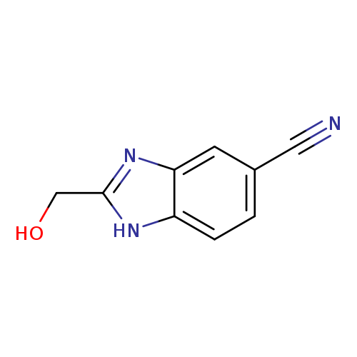 1H-Benzimidazole-5-carbonitrile,2-(hydroxymethyl)-(9CI)
