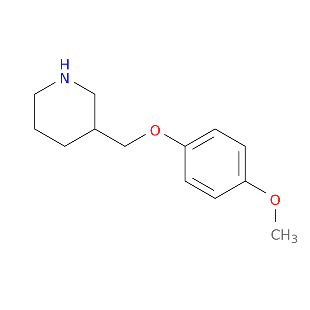 3-[(4-methoxyphenoxy)methyl]piperidine