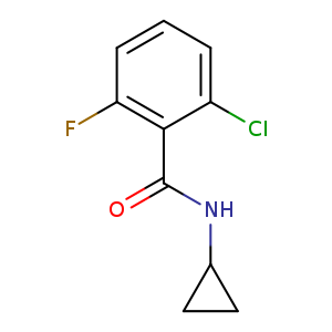2-chloro-N-cyclopropyl-6-fluorobenzamide