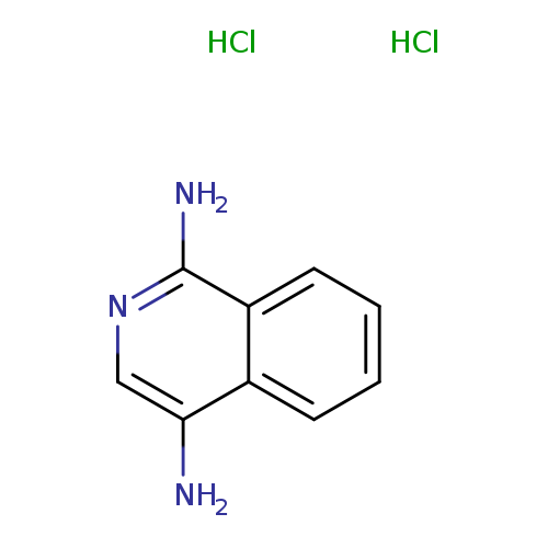 "isoquinoline-1,4-diamine dihydrochloride"