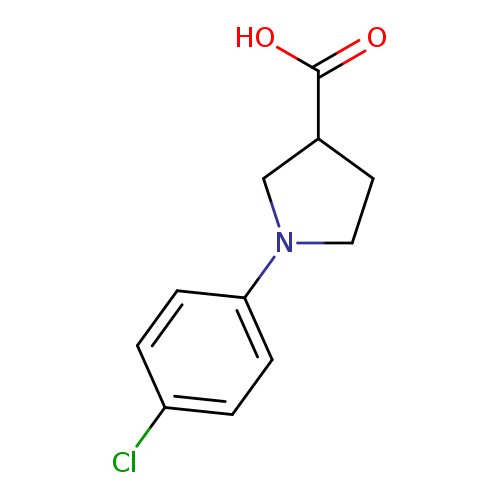 1-(4-Chlorophenyl)-3-pyrrolidinecarboxylic acid