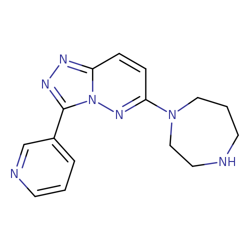 1-[3-(pyridin-3-yl)-[1,2,4]triazolo[4,3-b]pyridazin-6-yl]-1,4-diazepane
