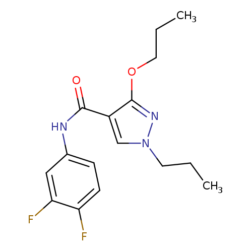 N-(3,4-difluorophenyl)-3-propoxy-1-propyl-1H-pyrazole-4-carboxamide