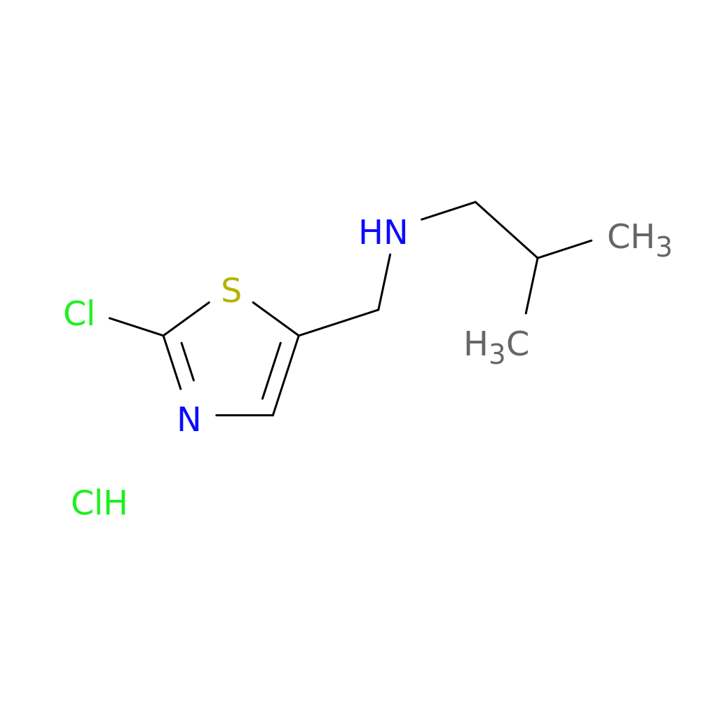 [(2-chloro-1,3-thiazol-5-yl)methyl](2-methylpropyl)amine hydrochloride