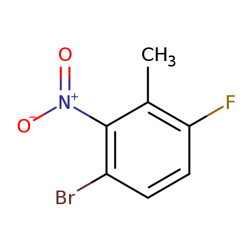 Benzene, 1-bromo-4-fluoro-3-methyl-2-nitro-
