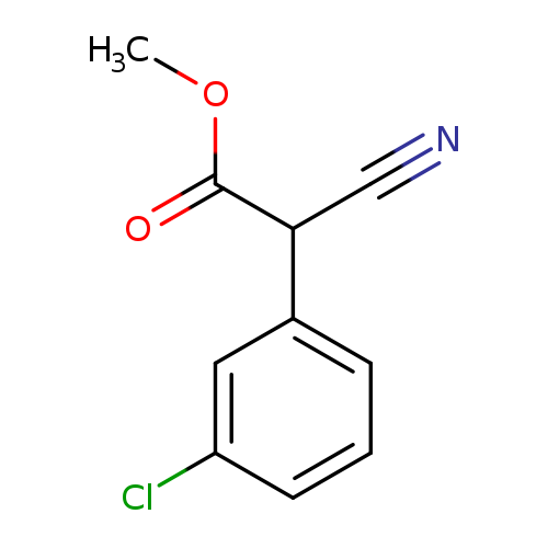 methyl 2-(3-chlorophenyl)-2-cyanoacetate