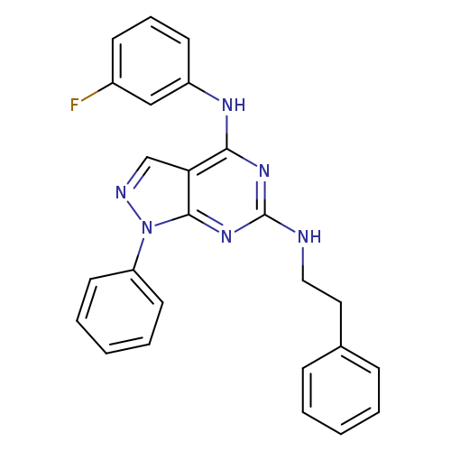 N4-(3-fluorophenyl)-1-phenyl-N6-(2-phenylethyl)-1H-pyrazolo[3,4-d]pyrimidine-4,6-diamine