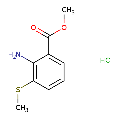 Methyl 2-amino-3-(methylsulfanyl)benzoate hydrochloride