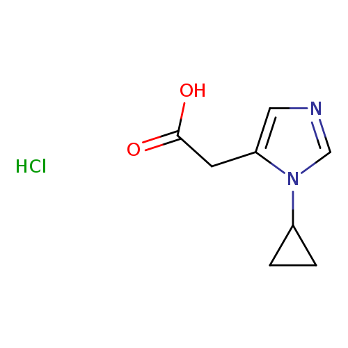 2-(1-cyclopropyl-1H-imidazol-5-yl)acetic acid hydrochloride
