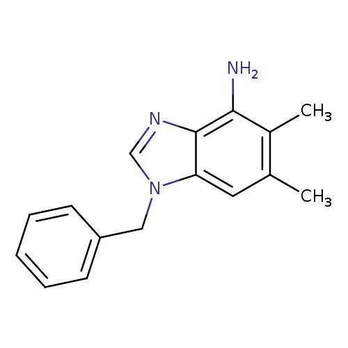 1-benzyl-5,6-dimethyl-1H-1,3-benzodiazol-4-amine