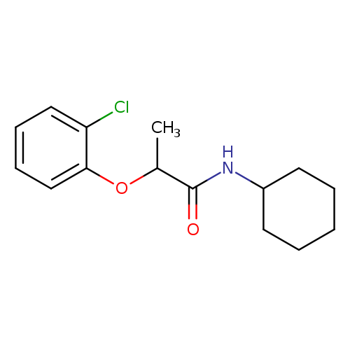 2-(2-chlorophenoxy)-N-cyclohexylpropanamide