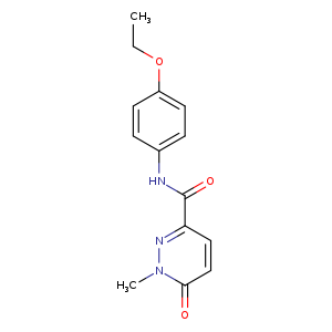N-(4-ethoxyphenyl)-1-methyl-6-oxo-1,6-dihydropyridazine-3-carboxamide