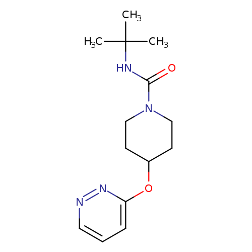 N-tert-butyl-4-(pyridazin-3-yloxy)piperidine-1-carboxamide