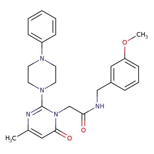 N-[(3-methoxyphenyl)methyl]-2-[4-methyl-6-oxo-2-(4-phenylpiperazin-1-yl)-1,6-dihydropyrimidin-1-yl]acetamide