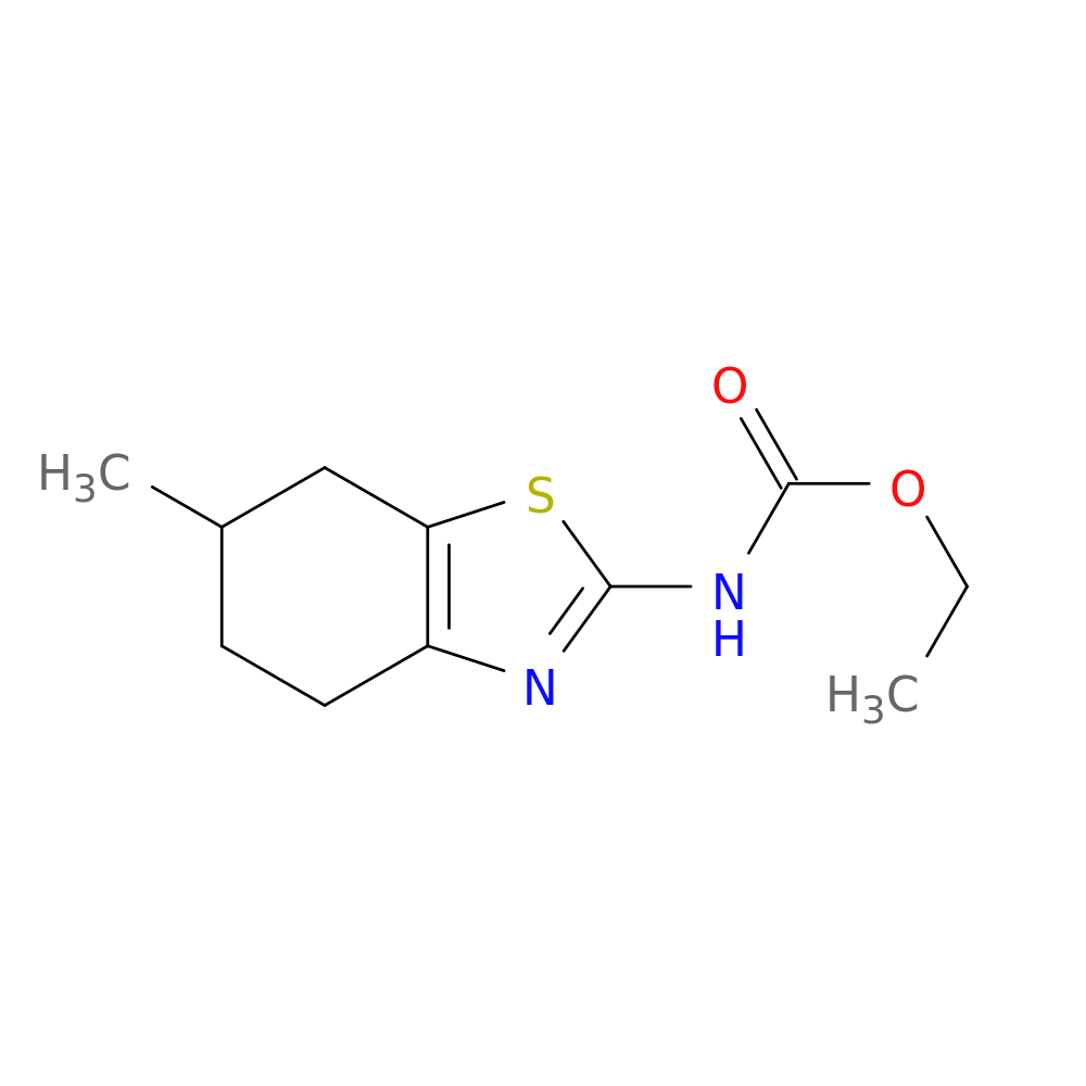 ethyl N-(6-methyl-4,5,6,7-tetrahydro-1,3-benzothiazol-2-yl)carbamate